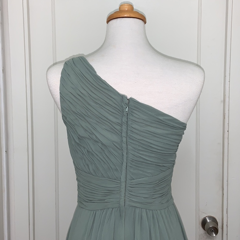 NWT Mori Lee by Madeline Gardner One Shouldered Gown - Picture 5 of 7